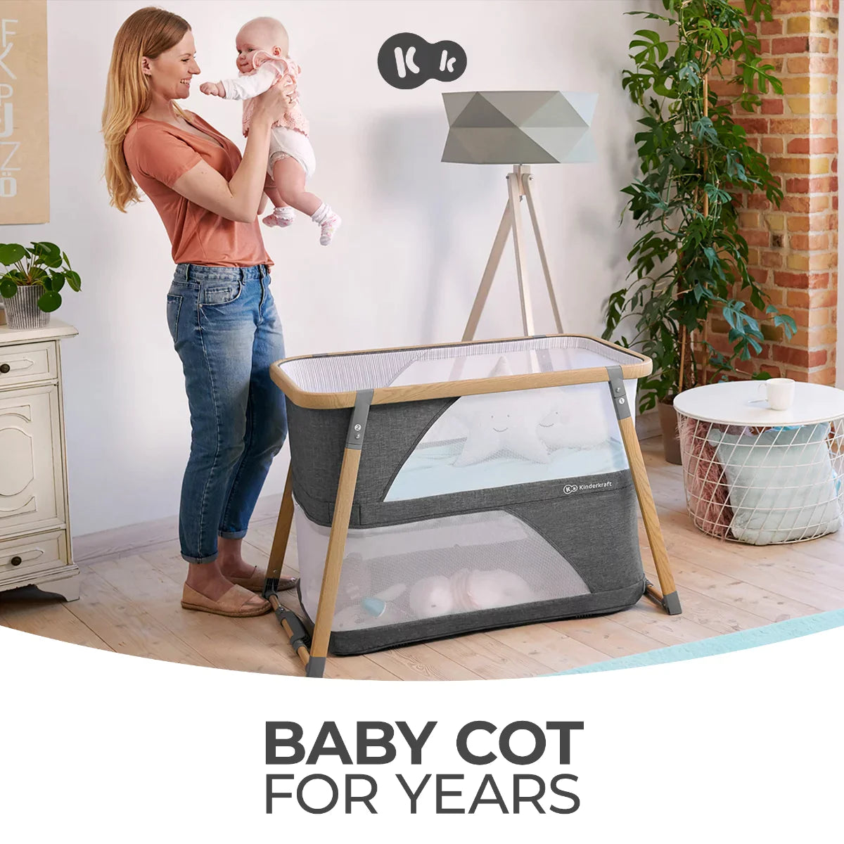 Kinderkraft Sofi 4-in-1 baby cot