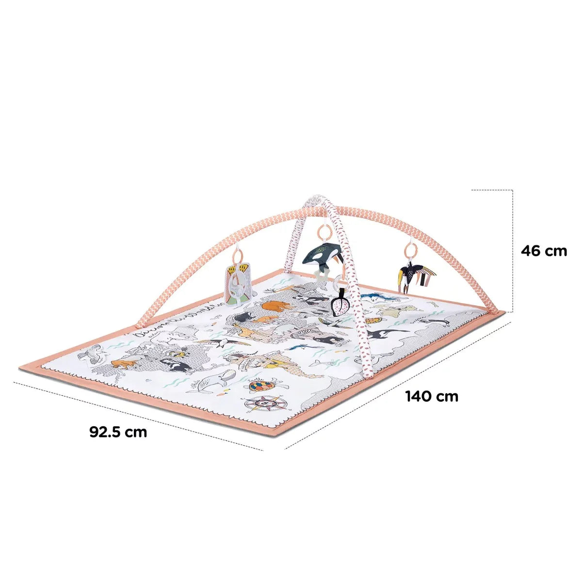 Kinderkraft Tippy 3-In-1 Educational Mat
