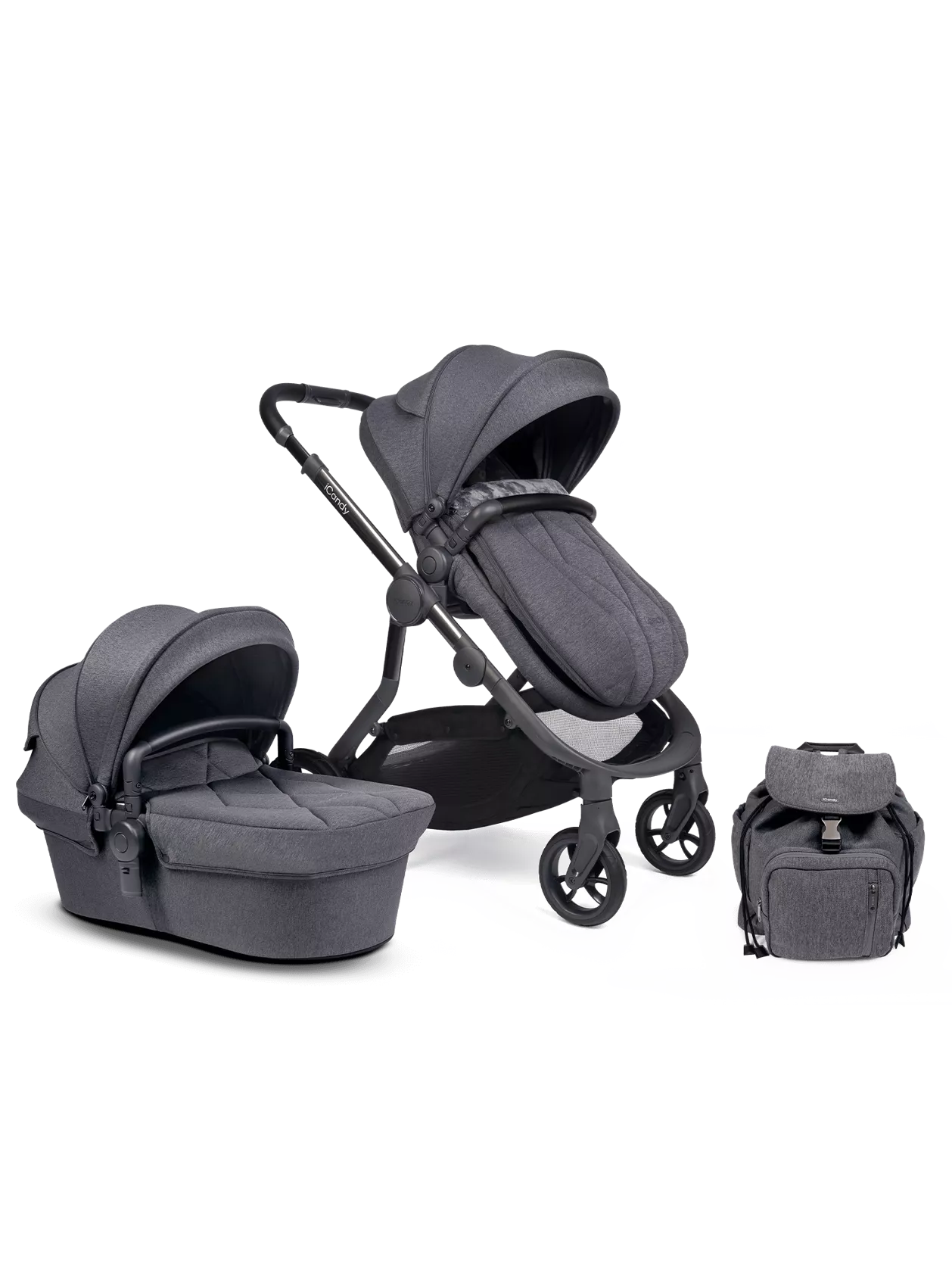 Orange 3 Pushchair and Carrycot - Complete Bundle