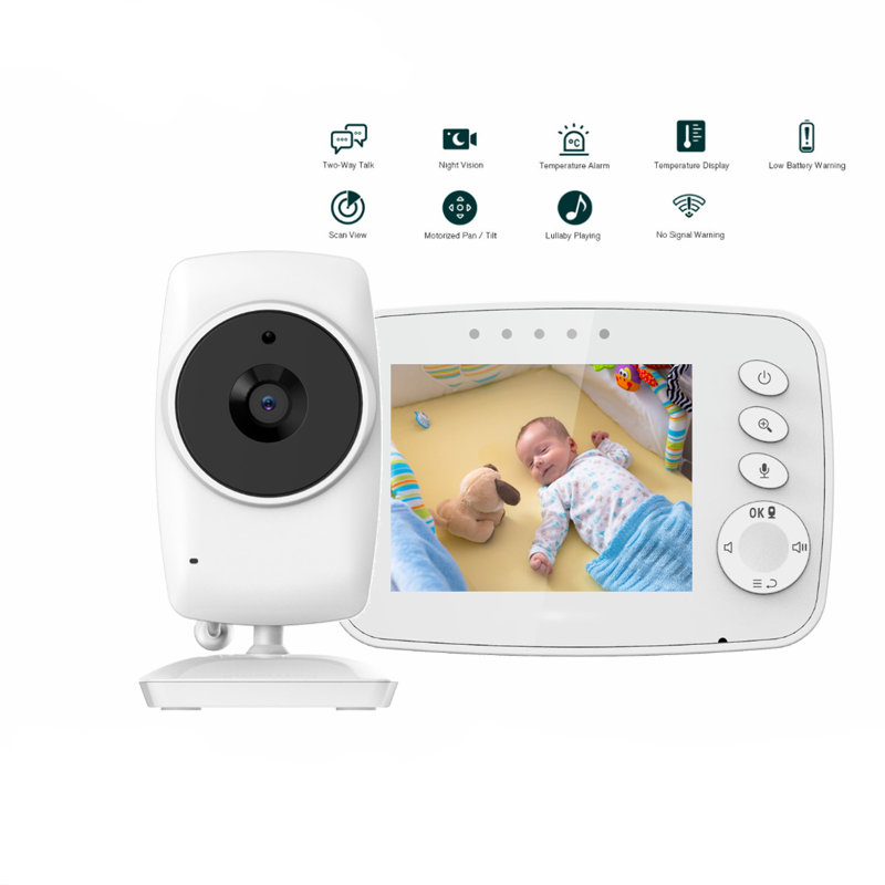 3.2 Inch Wireless Indoor Baby Camera for Bidirectional Voice Alarm Fee ...