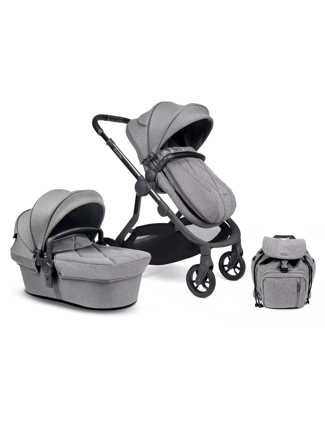 Orange 3 Pushchair and Carrycot - Complete Bundle