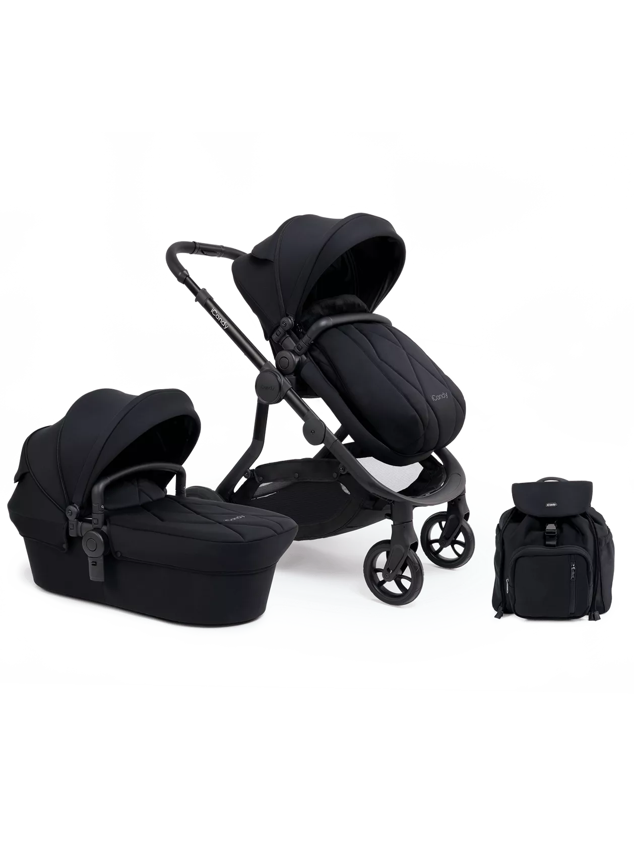 Orange 3 Pushchair and Carrycot - Complete Bundle