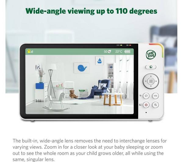 LEAPFROG LF915HD Video Baby Monitor - White