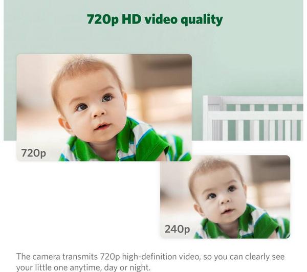 LEAPFROG LF915HD Video Baby Monitor - White