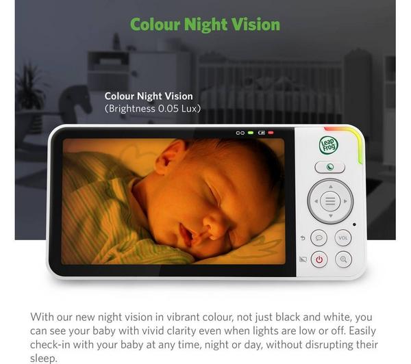 LEAPFROG LF915HD Video Baby Monitor - White