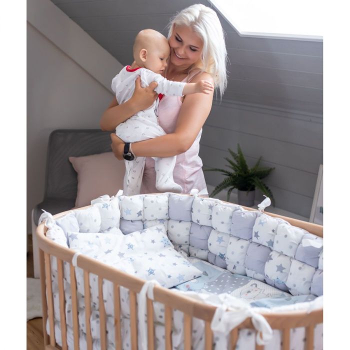 COMFORTBABY COT / BEDSIDE CRIB SMARTTRIP 5IN1 - NATURE