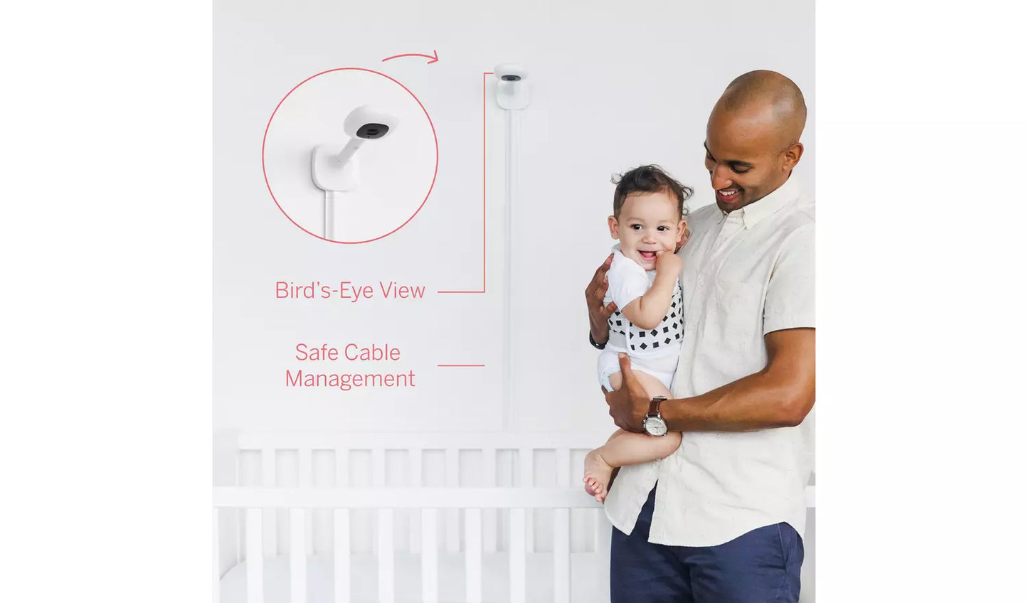 Nanit Over Crib Smart Monitor Wall Mount