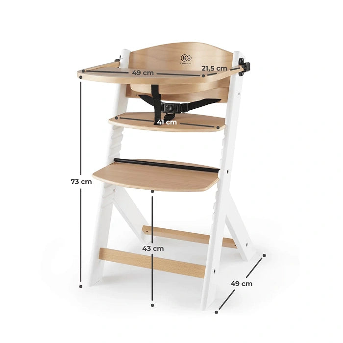 Kinderkraft ENOCK Kinderkraft 3-in-1 high chair with cushion