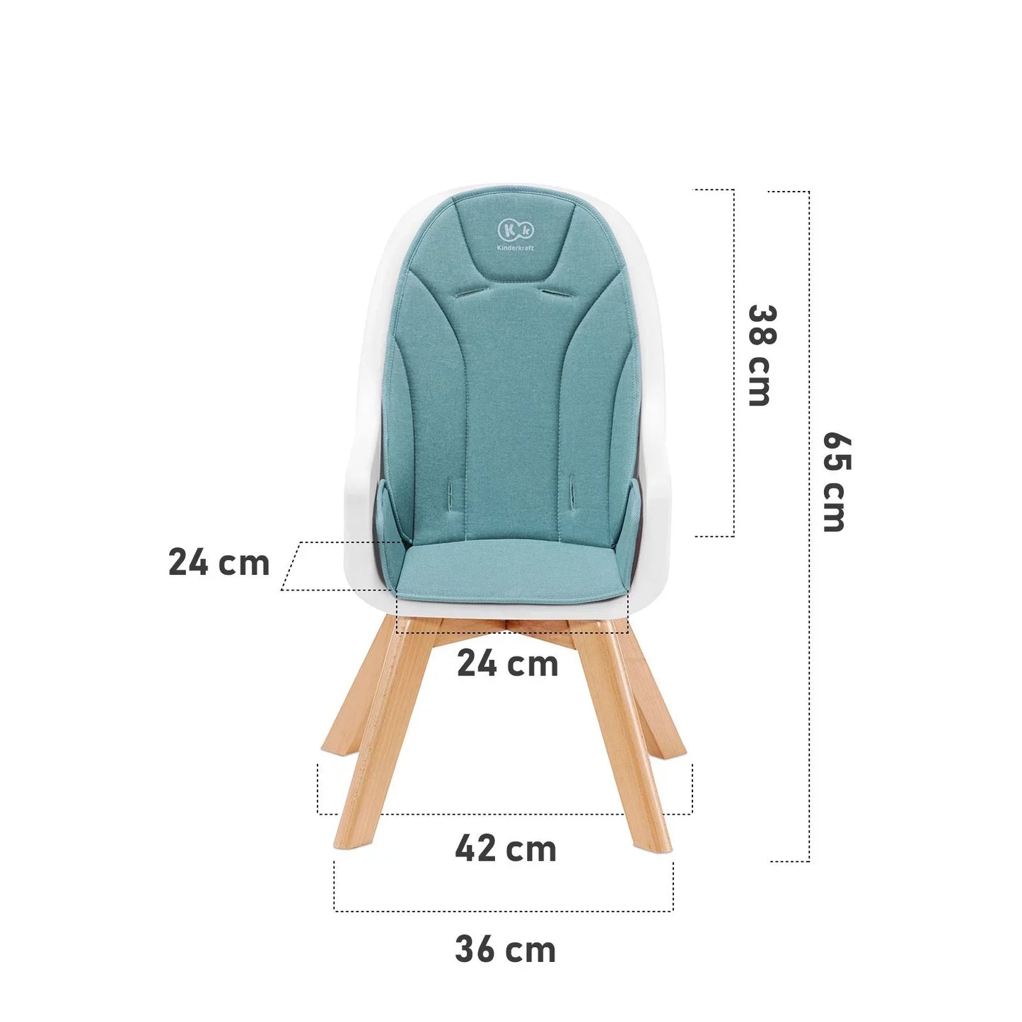 Kinderkraft Tixi 2-In-1 High Chair