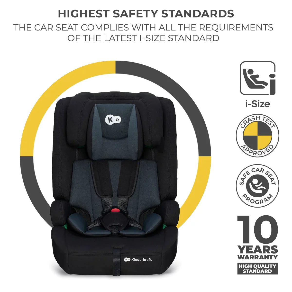 Kinderkraft Safety Fix 2 I-Size 76-150 Cm Car Seat