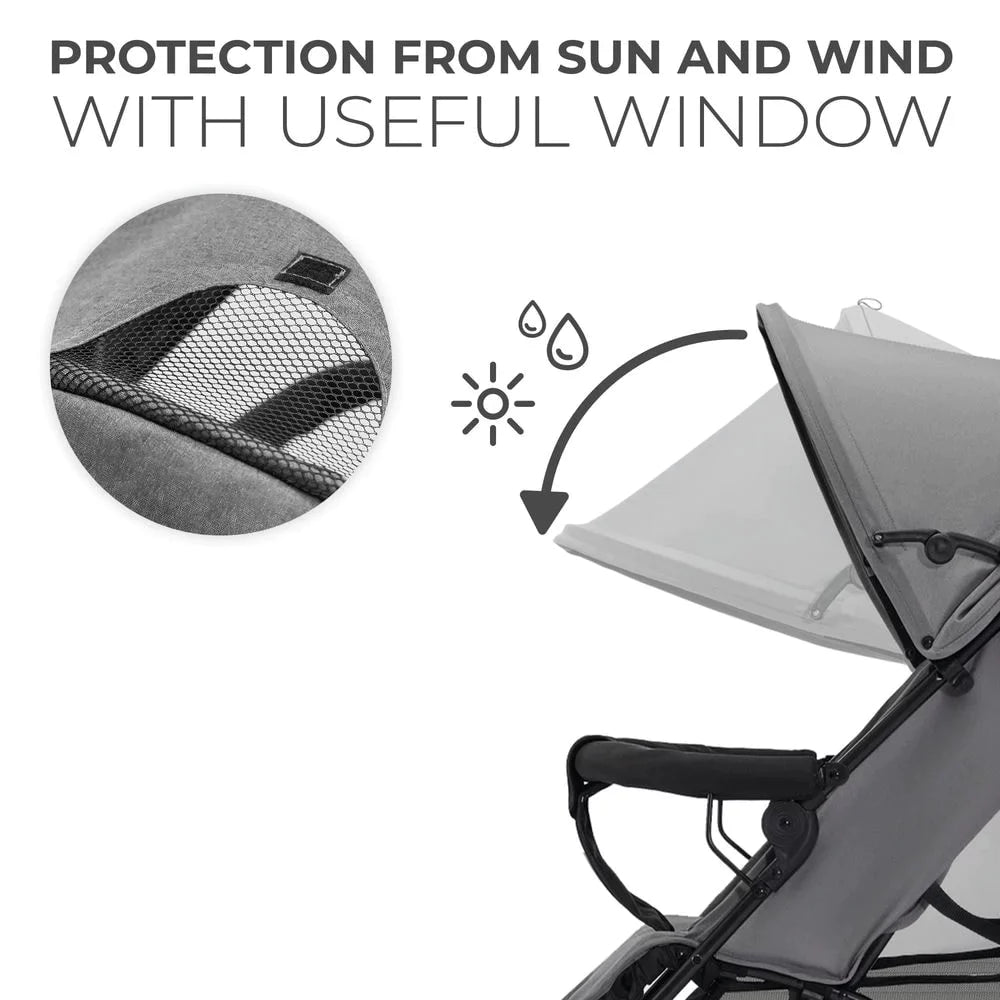 Lightweight stroller with sun shade best sale