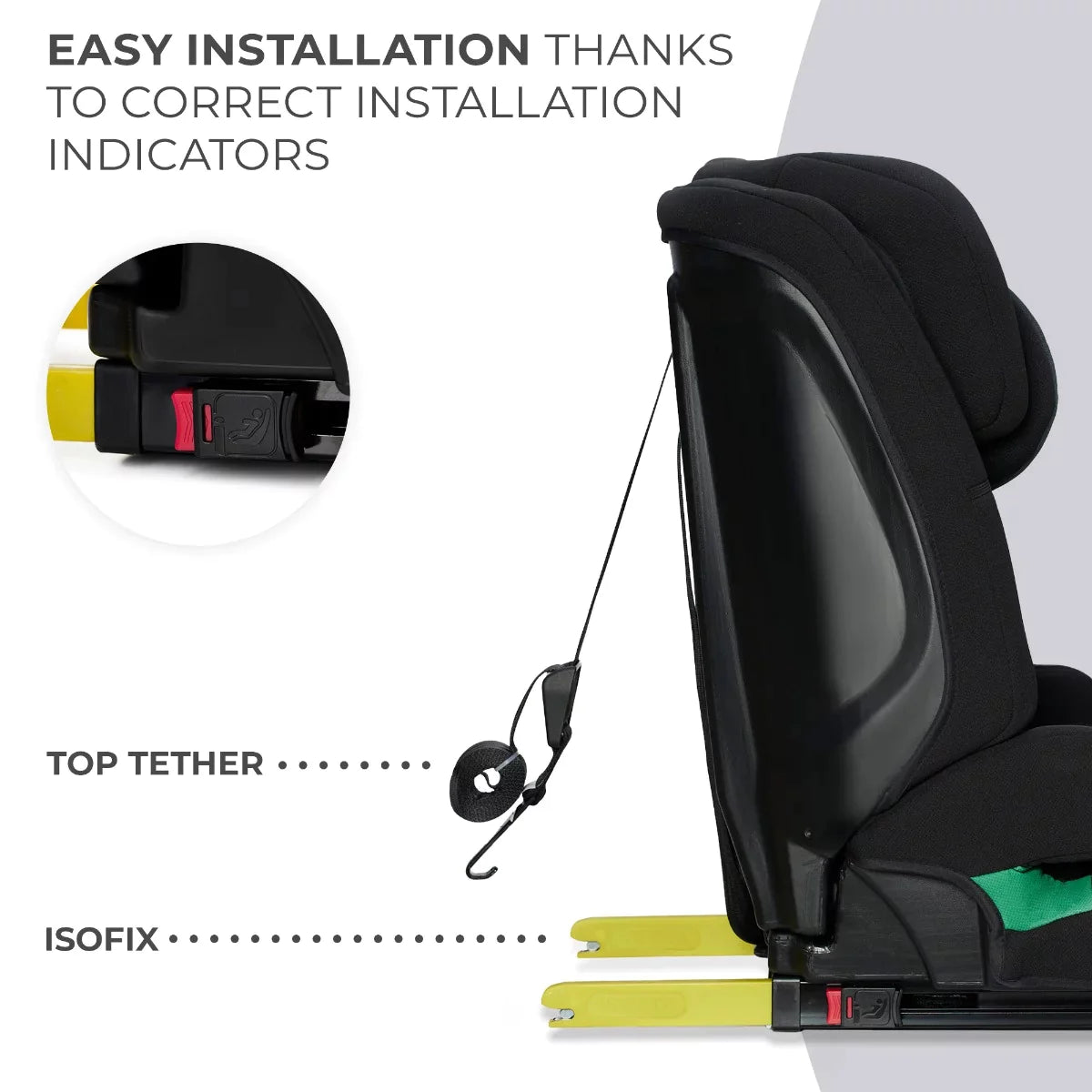 Kinderkraft Safety Fix 2 I-Size 76-150 Cm Car Seat