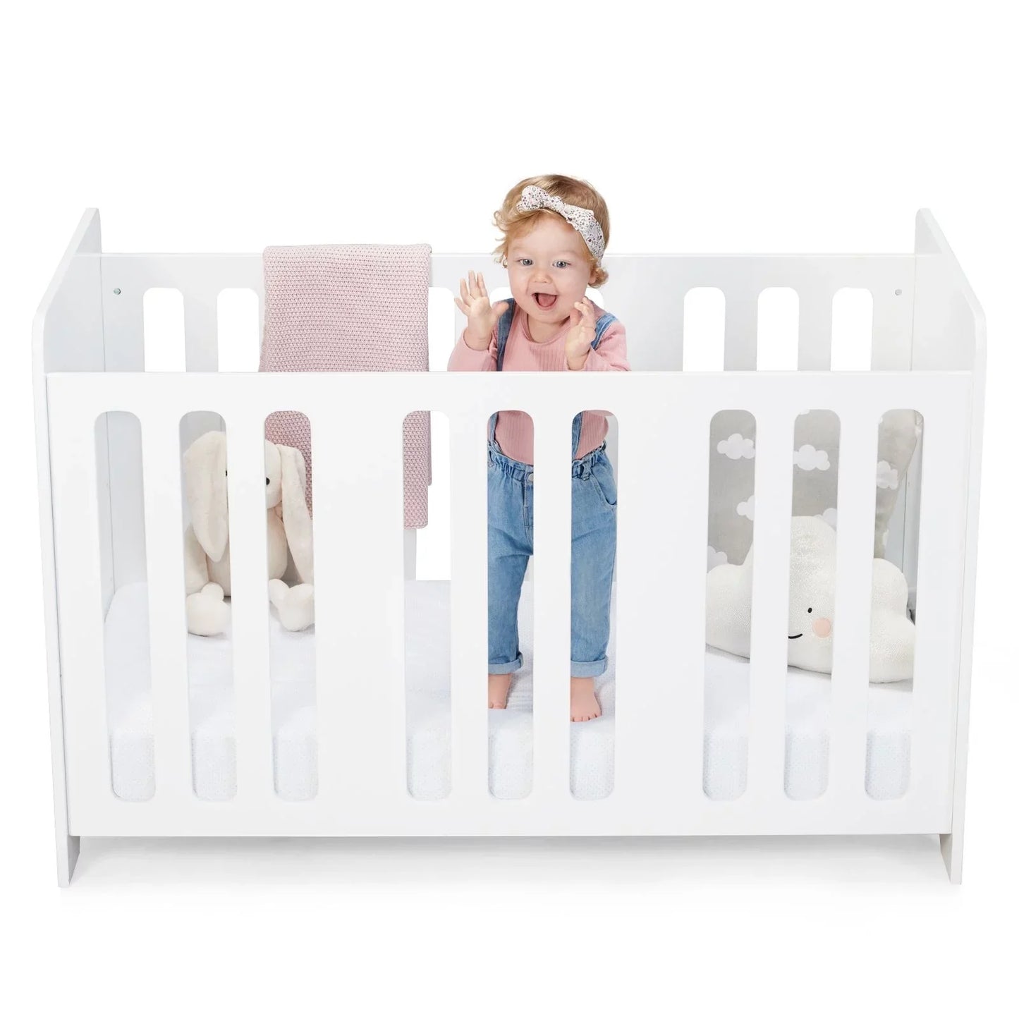 Kinderkraft Stello Wooden Cot