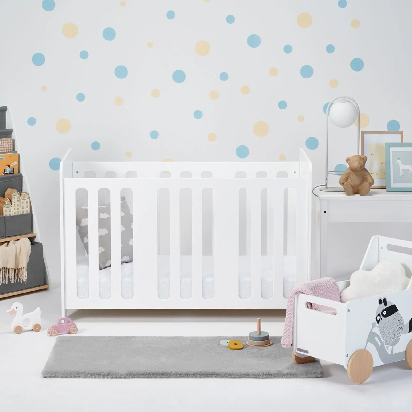 Kinderkraft Stello Wooden Cot