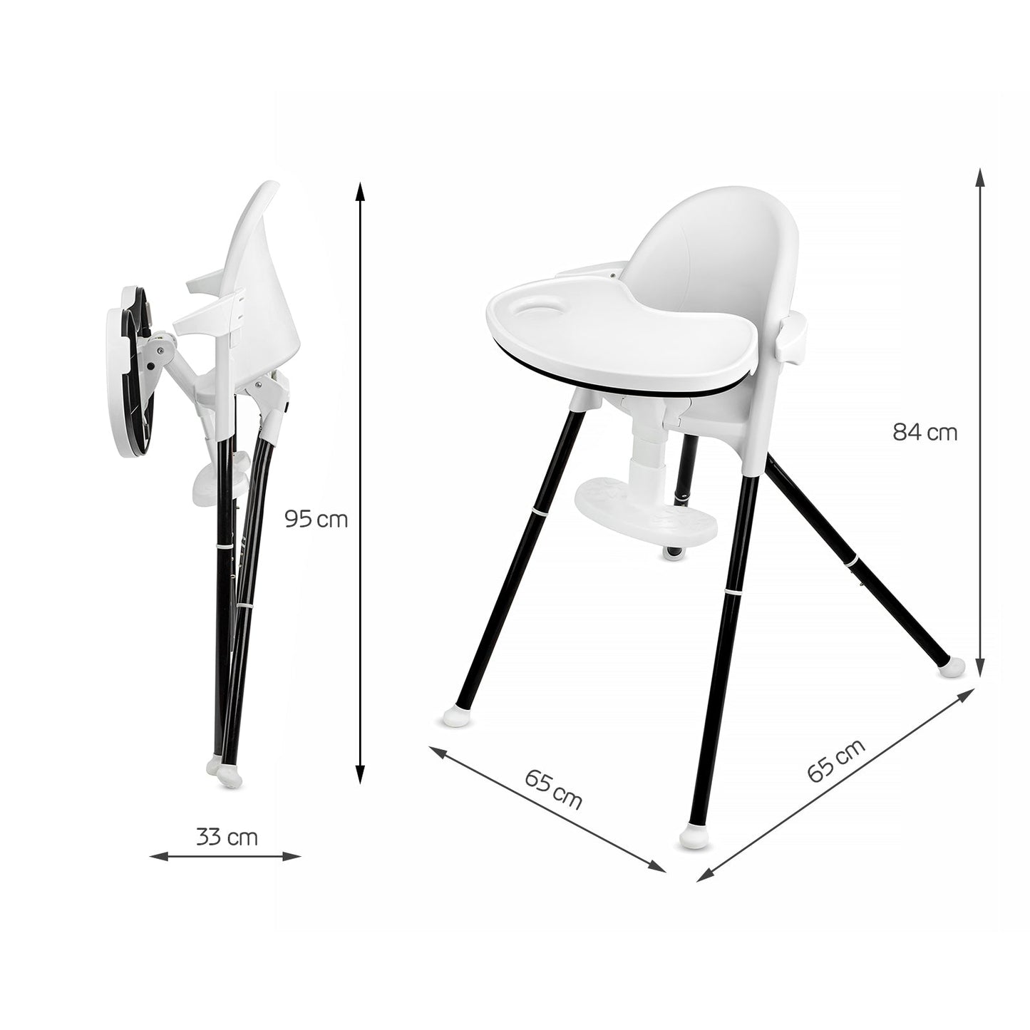 Kinderkraft Pini 2-In-1 High Chair