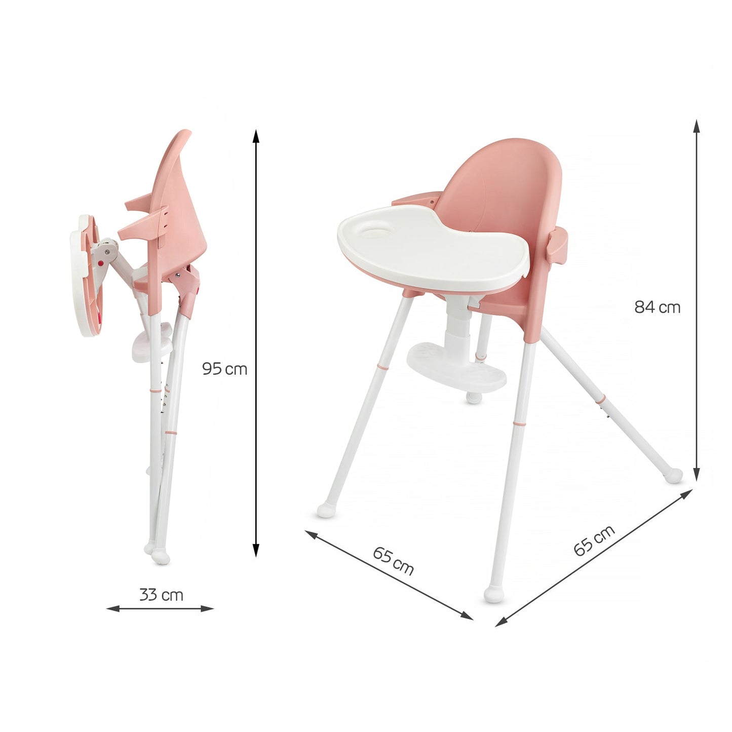 Kinderkraft Pini 2-In-1 High Chair