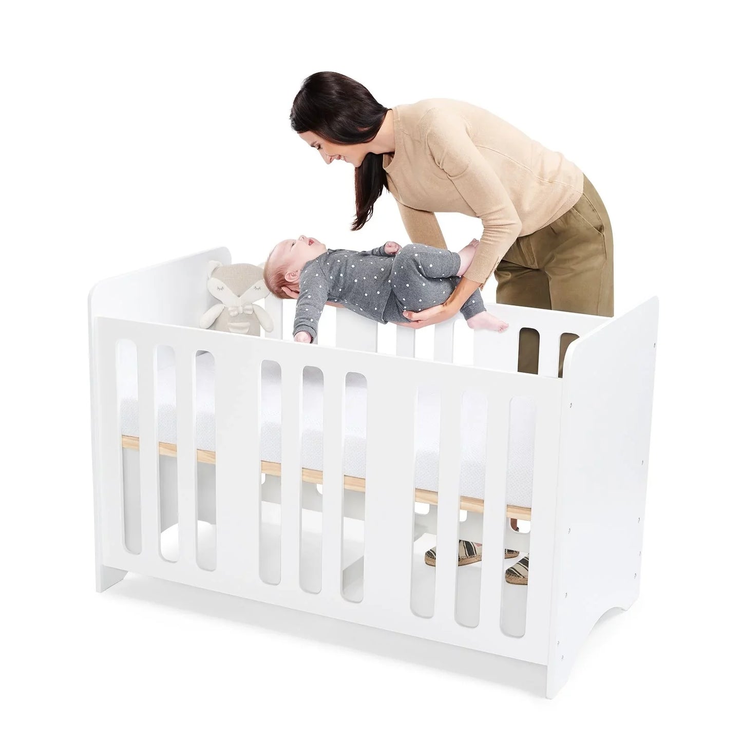 Kinderkraft Stello Wooden Cot