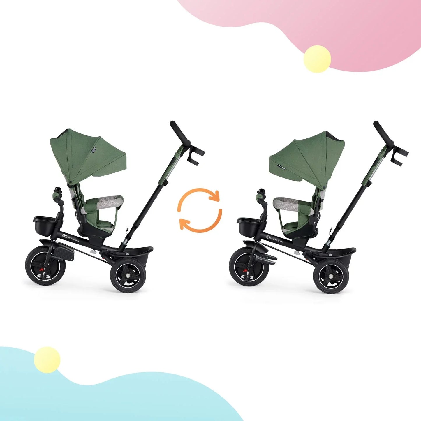 Kinderkraft Spinstep 5-In-1 Tricycle