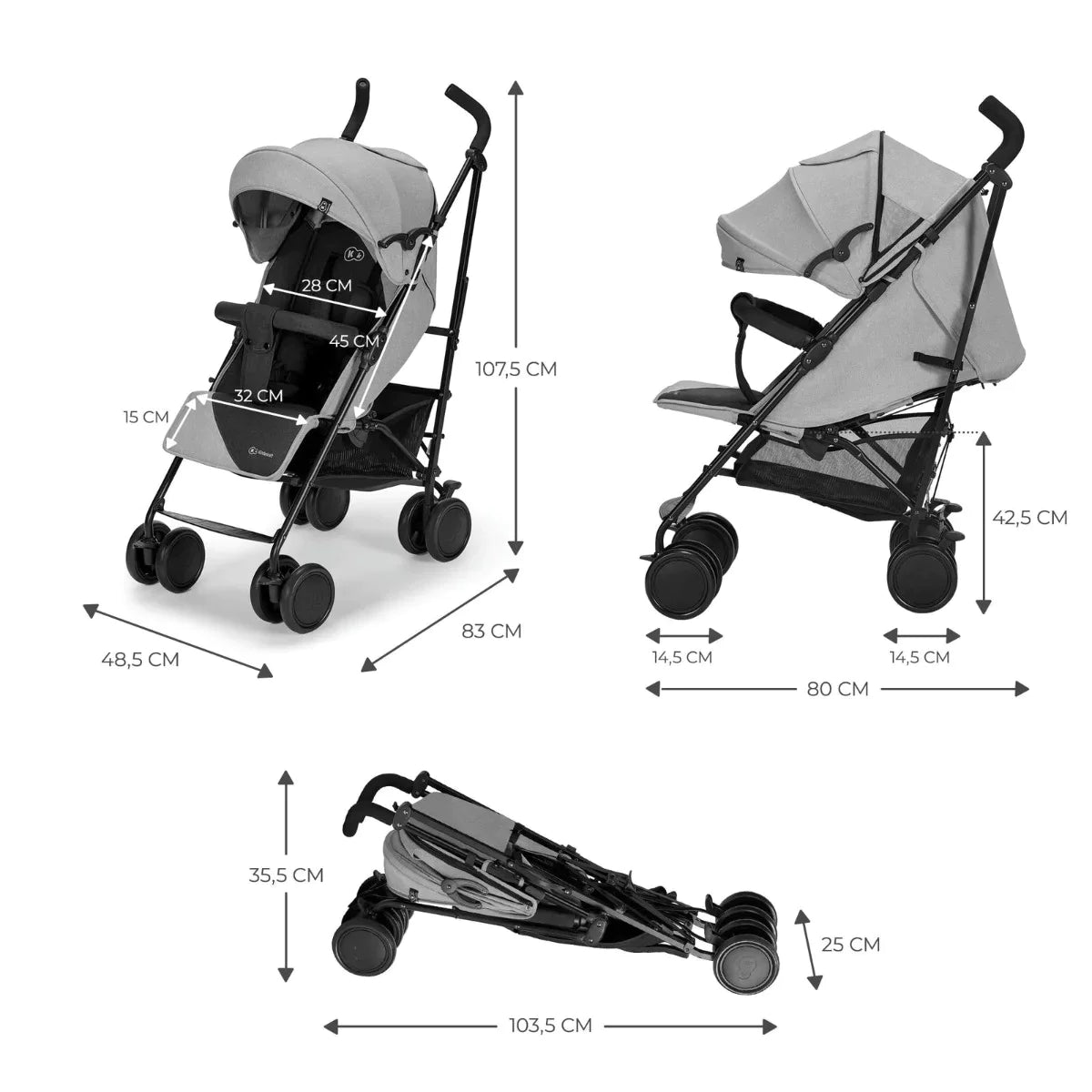 Kinderkraft Siesta Umbrella Stroller Up To 22 Kg