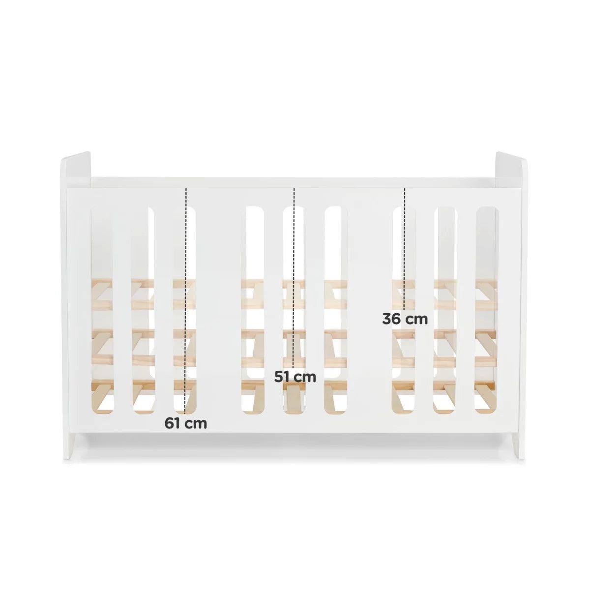 Kinderkraft Stello Wooden Cot