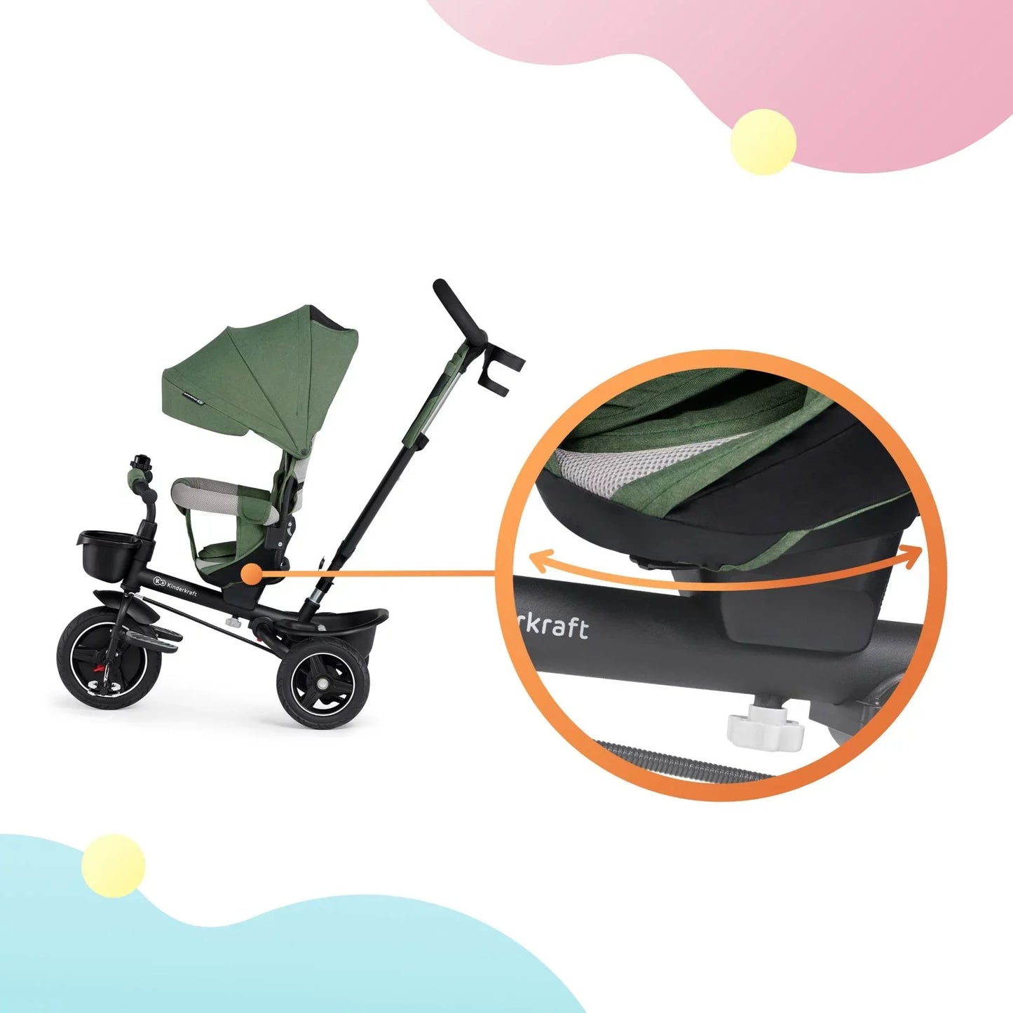 Kinderkraft Spinstep 5-In-1 Tricycle