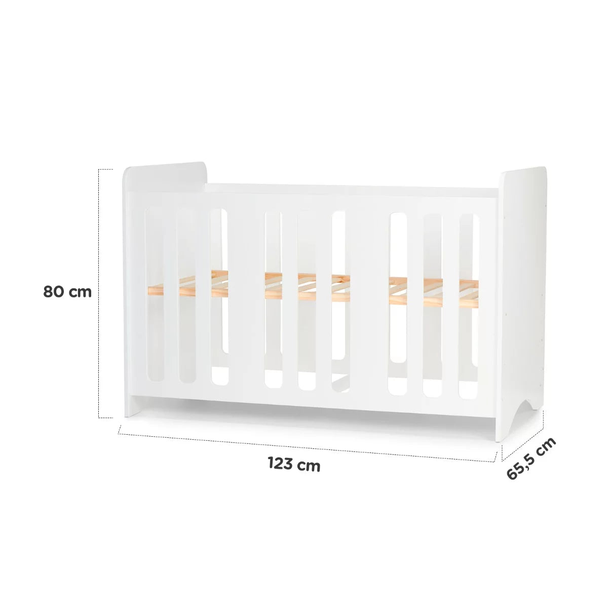 Kinderkraft Stello Wooden Cot