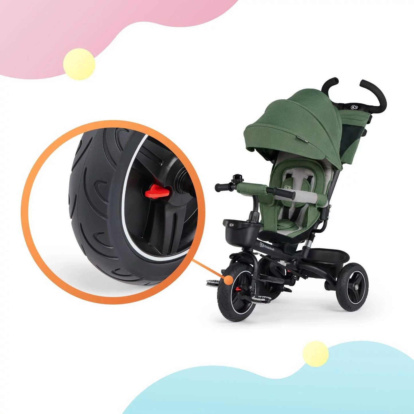 Kinderkraft Spinstep 5-In-1 Tricycle