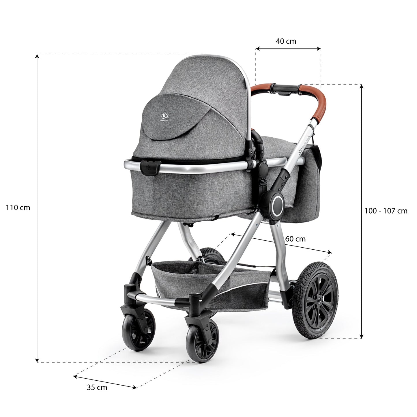 Kinderkraft VEO 2-in-1 multi-functional pushchair