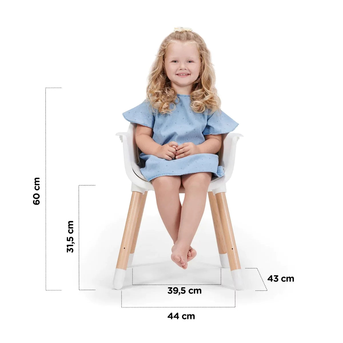 Kinderkraft 2-In-1 Sienna High Chair