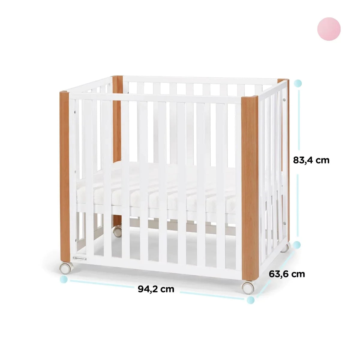 wooden cot