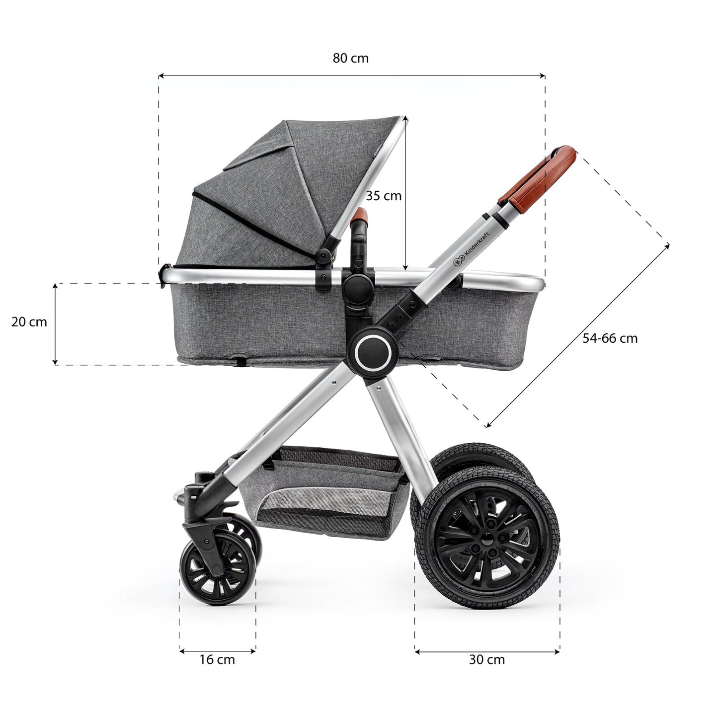 Kinderkraft VEO 2-in-1 multi-functional pushchair