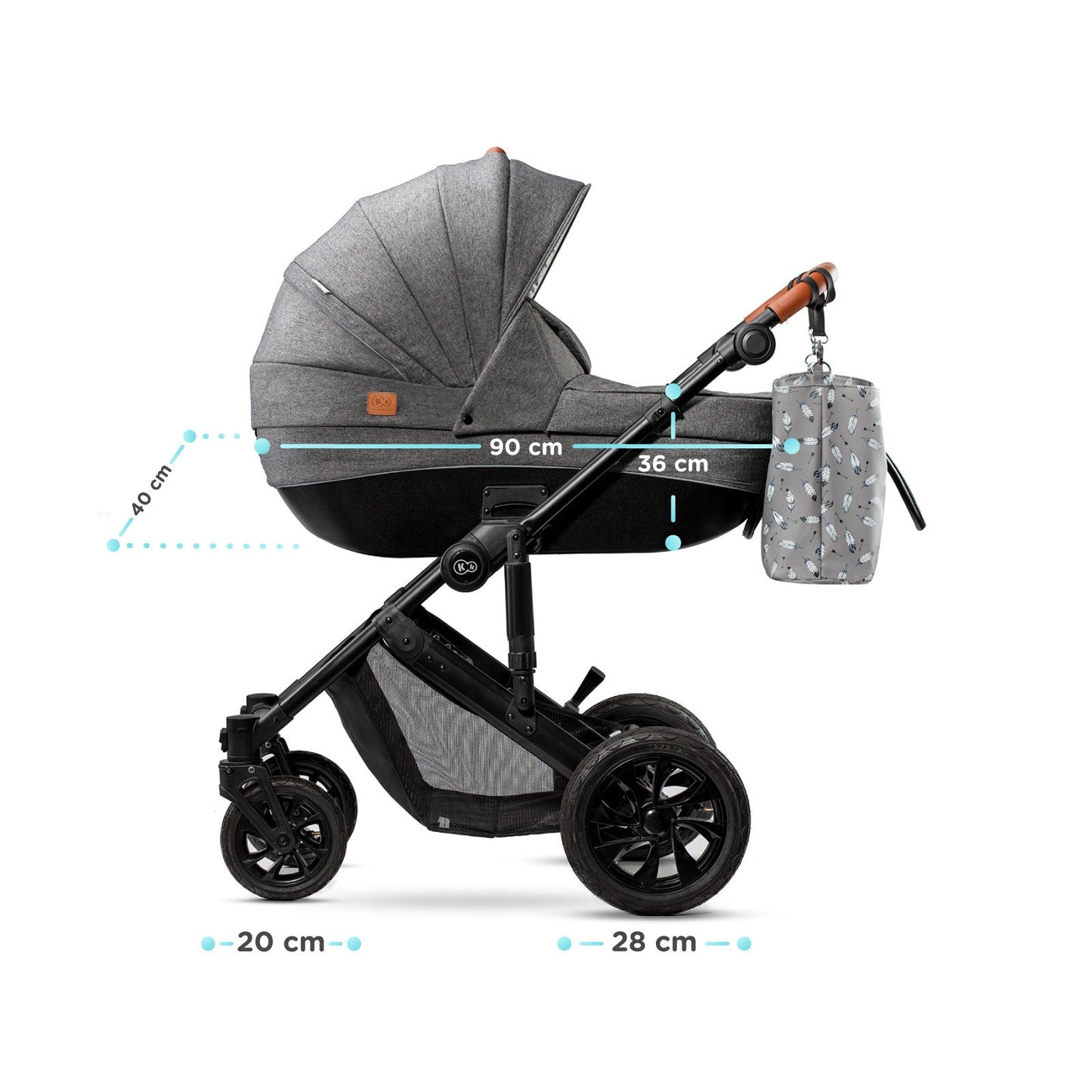 Kinderkraft Prime Pro Baby Stroller 3-in-1