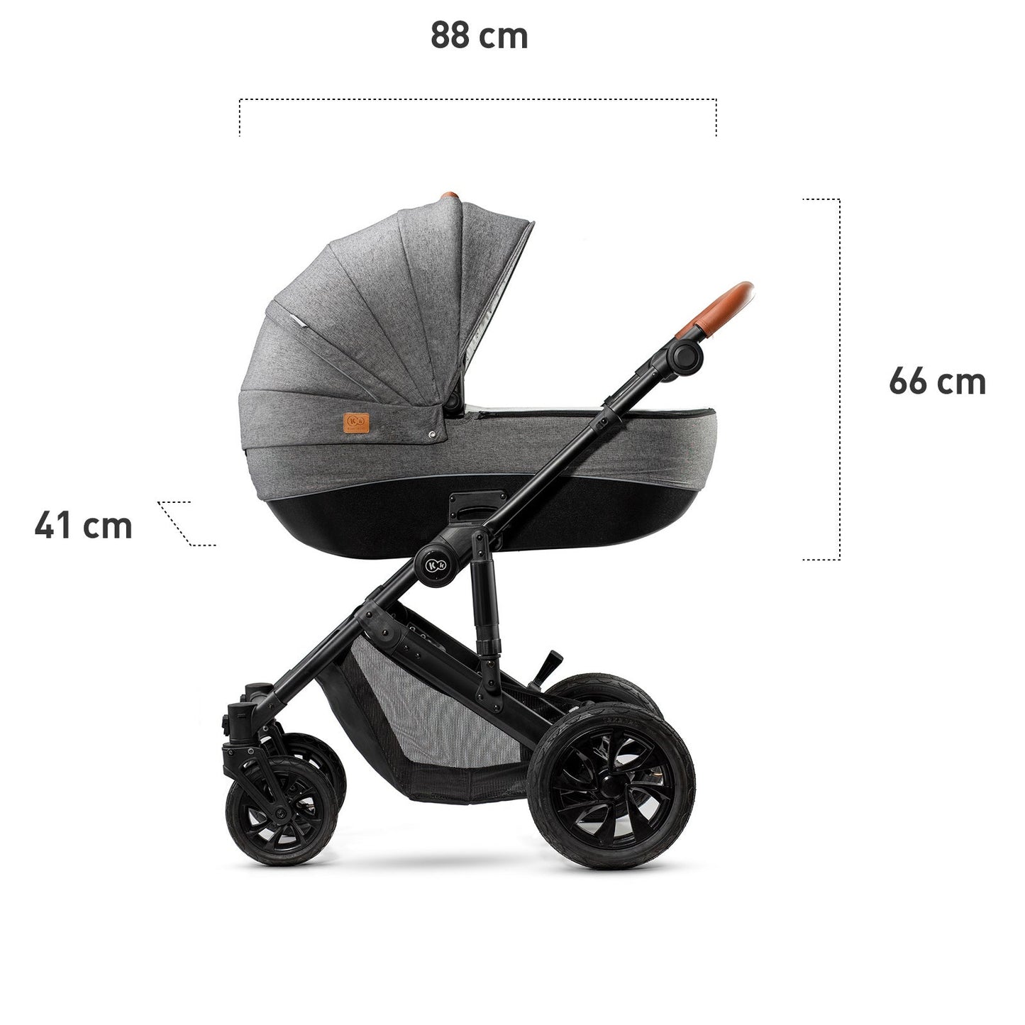 Kinderkraft PRIME - 3-in-1 multifunctional deep stroller + bag with handles + changing table