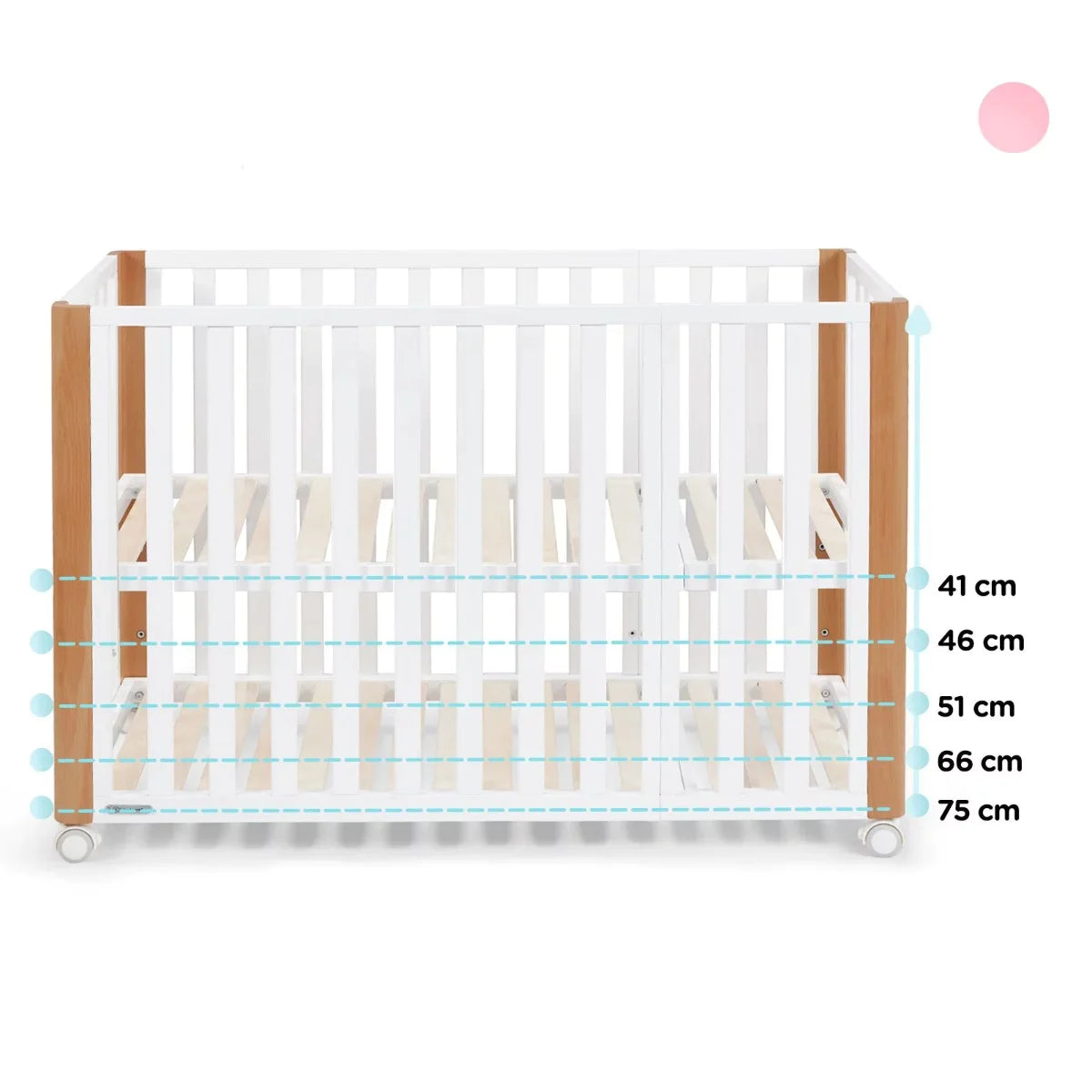 wooden cot