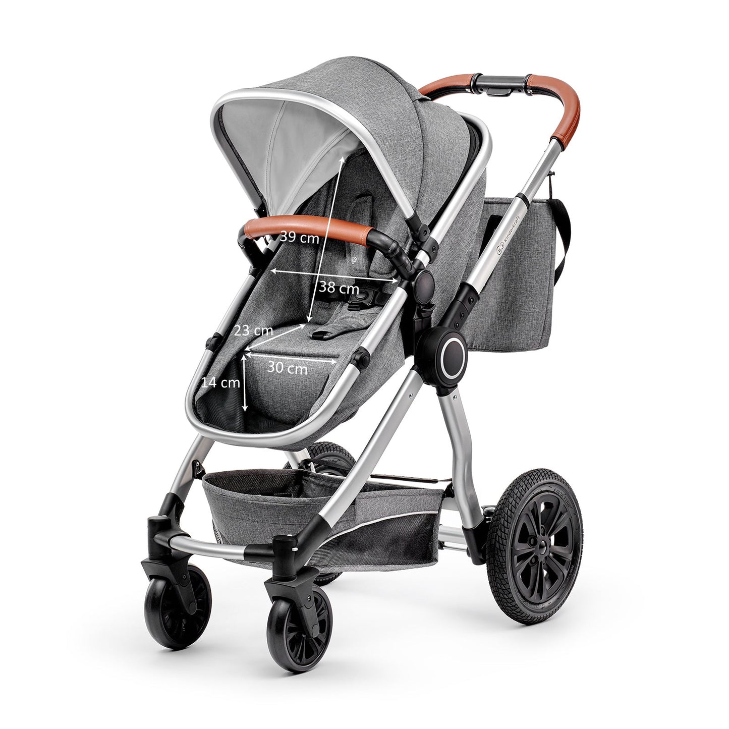 Kinderkraft Veo 3-In-1 Multi-Functional Pushchair