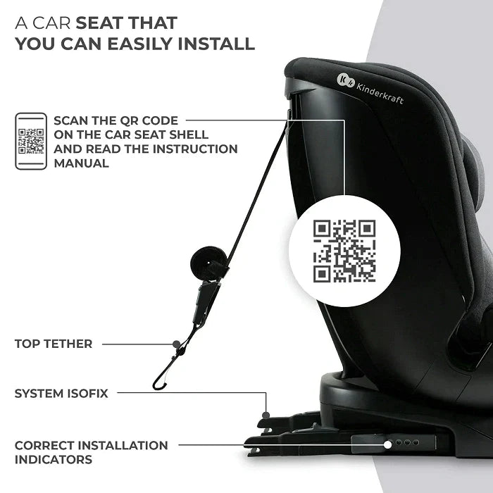 Kinderkraft Xpedition Swivel Car Seat 0-36 Kg