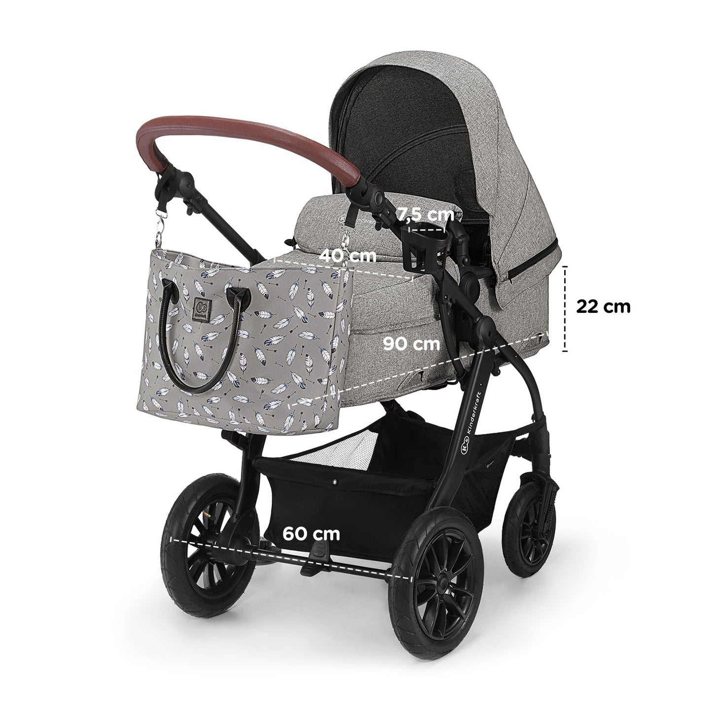 Kinderkraft Xmoov 3-In-1 Travel System Pushchair