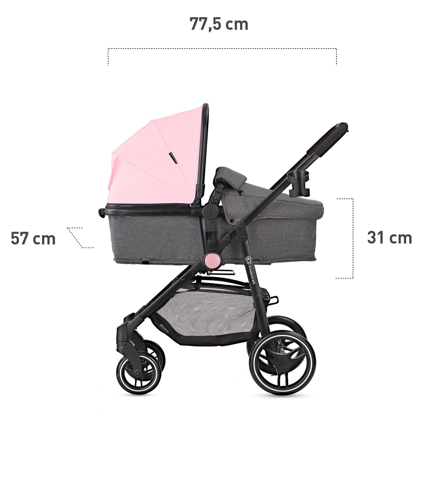 Kinderkraft 3-In-1 Pushchair