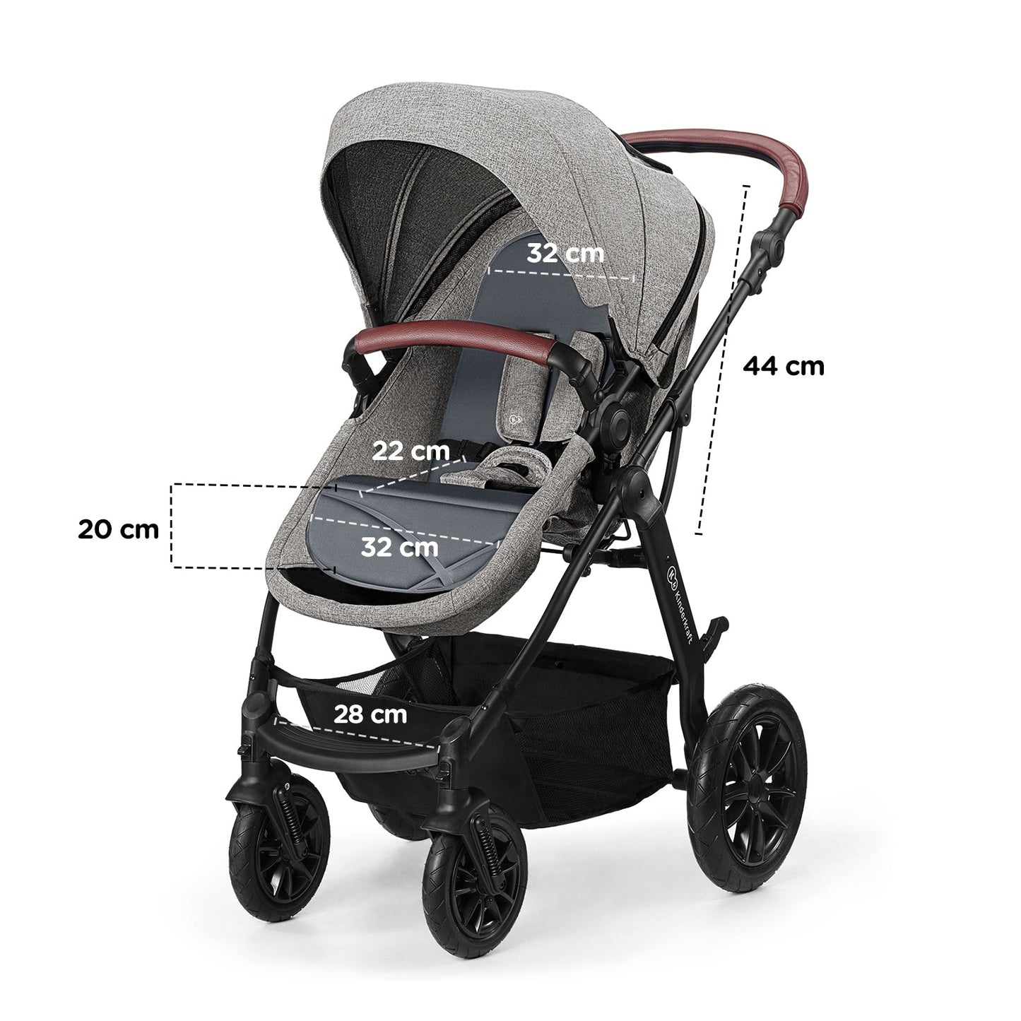 Kinderkraft Xmoov 3-In-1 Travel System Pushchair