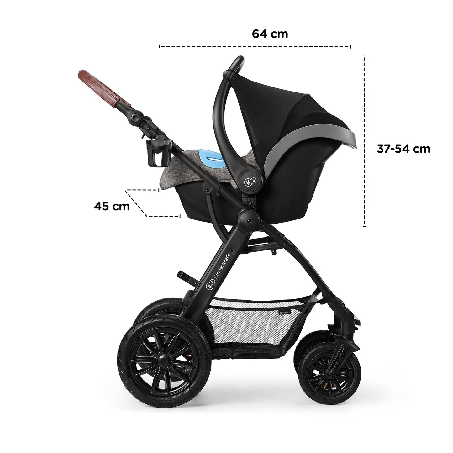 Kinderkraft Xmoov 3-In-1 Travel System Pushchair