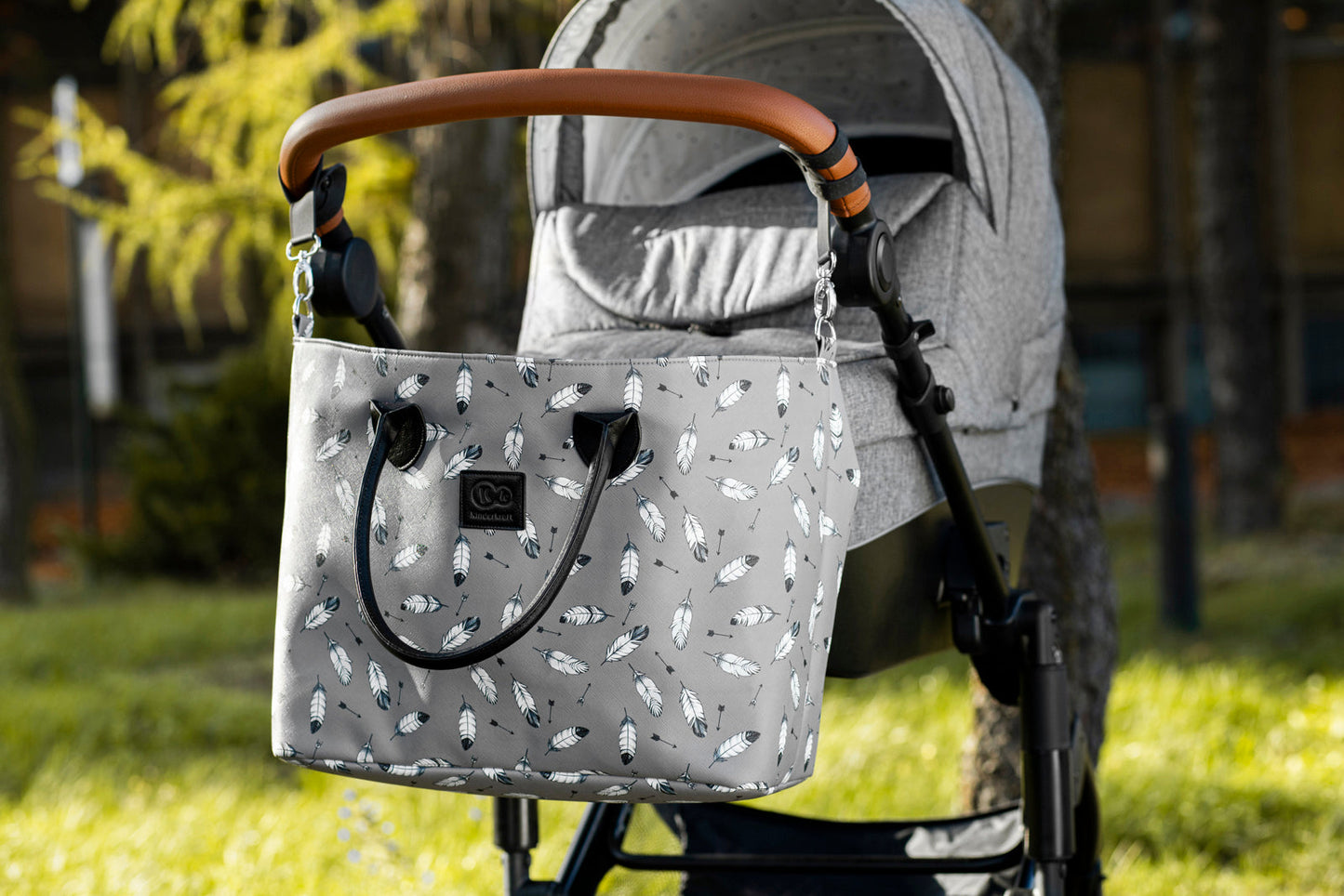 Kinderkraft Prime- 2-in-1 multifunctional deep stroller + bag with handles + changing table