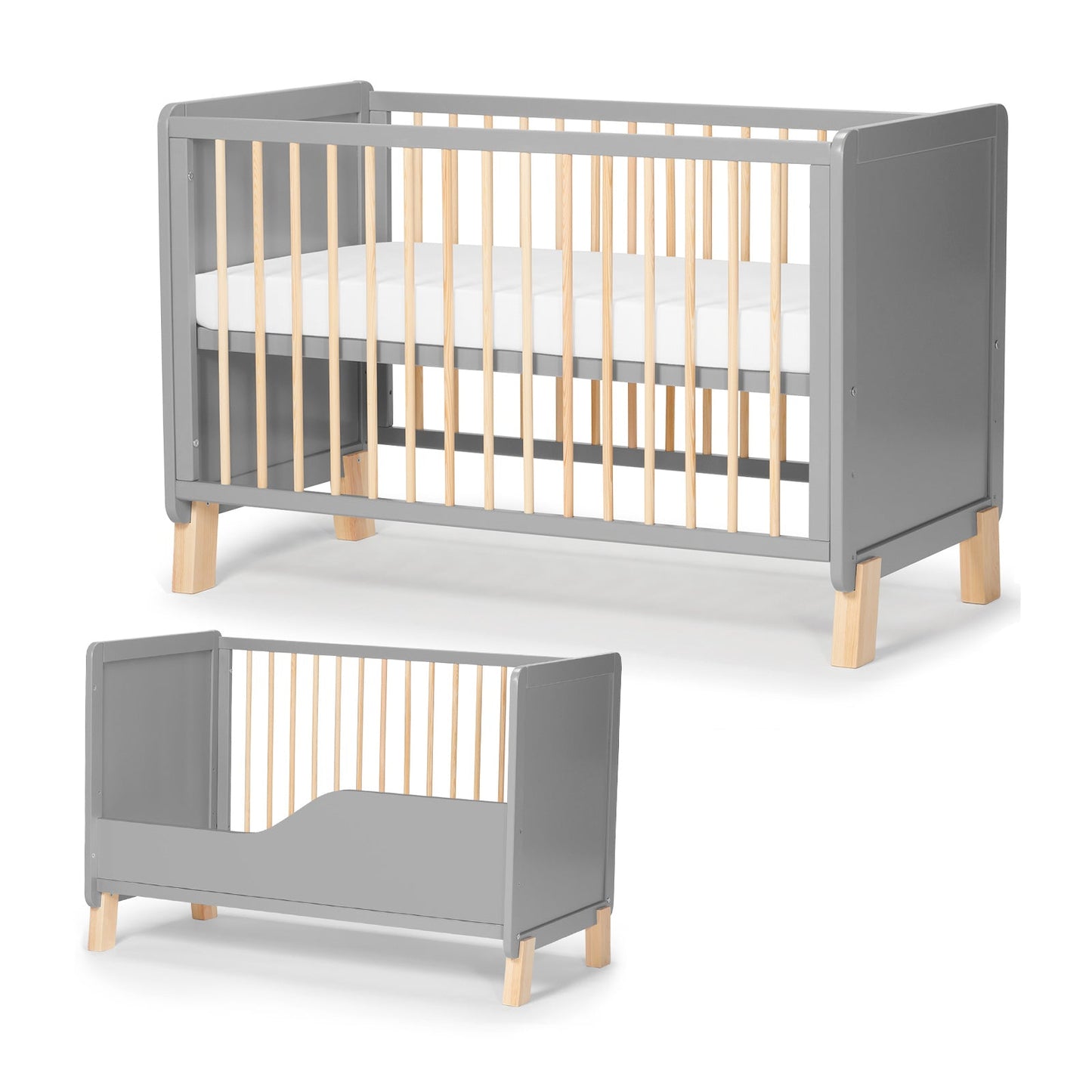 Kinderkraft Nico Multi-Functional Cot With Mattress