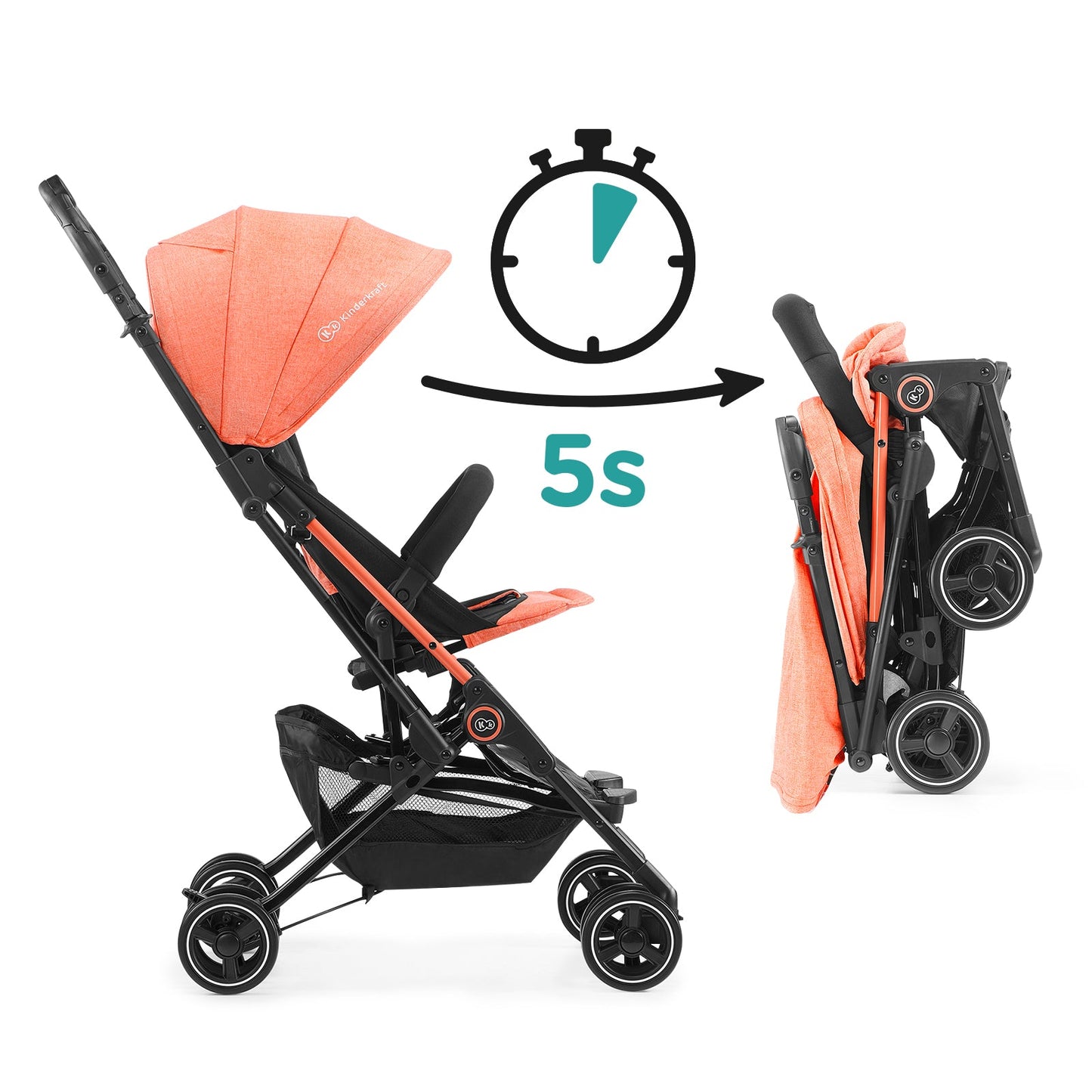 Kinderkraft MINI DOT – Pocket stroller