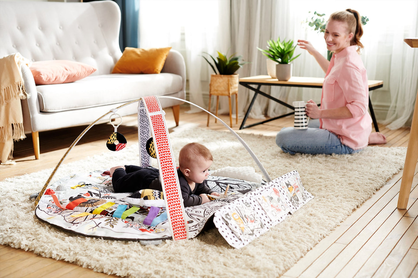 Kinderkraft Edumee contrast sensory mat