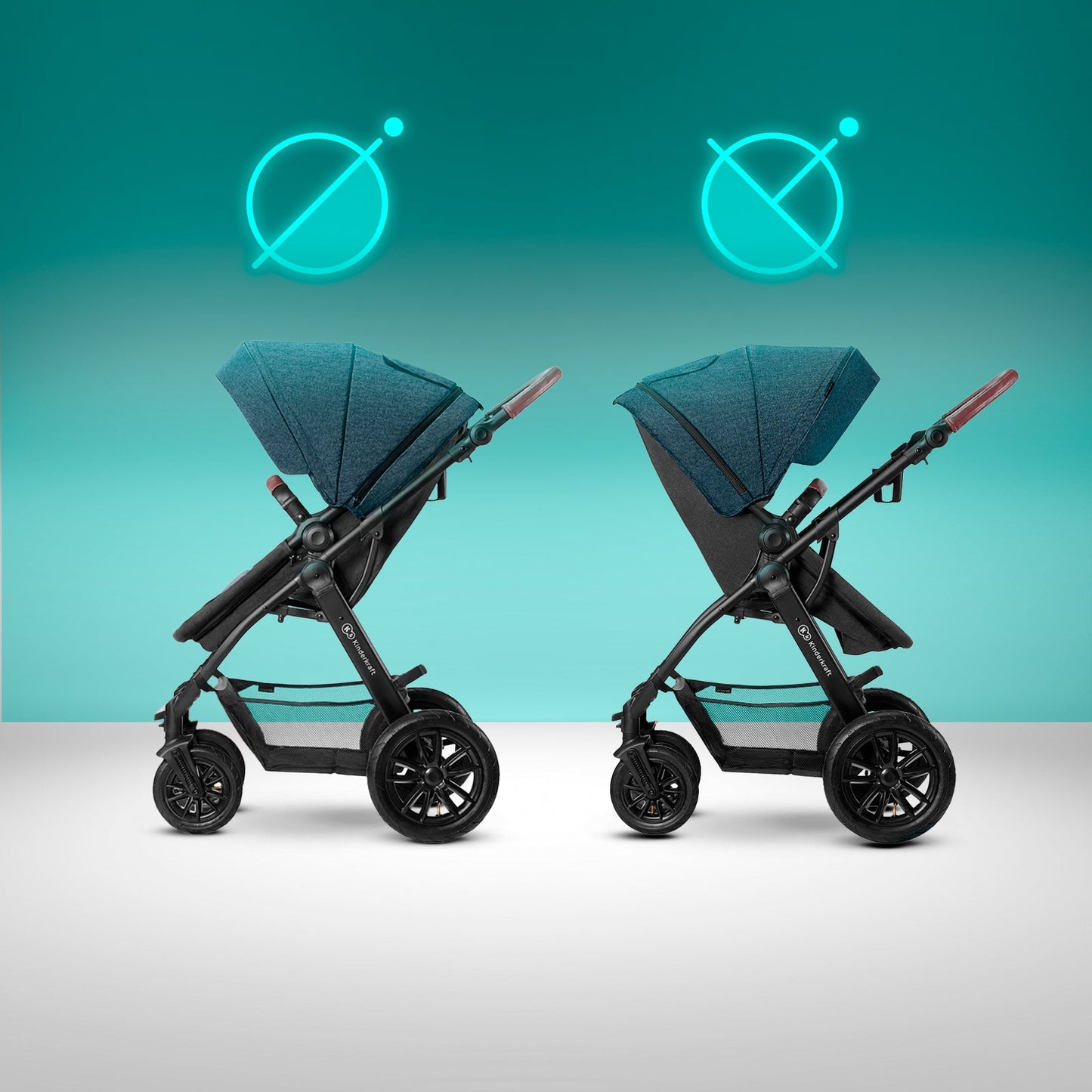 Kinderkraft Xmoov 3-In-1 Travel System Pushchair