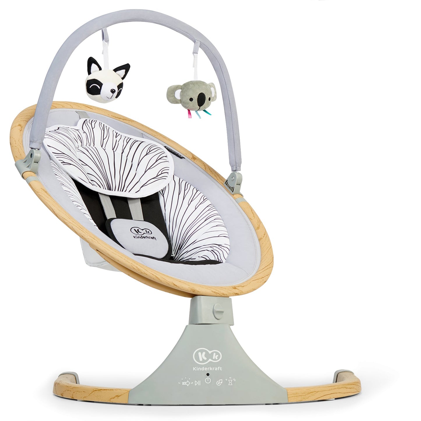 Kinderkraft 2 in 1 LUMI electric swing and bouncer