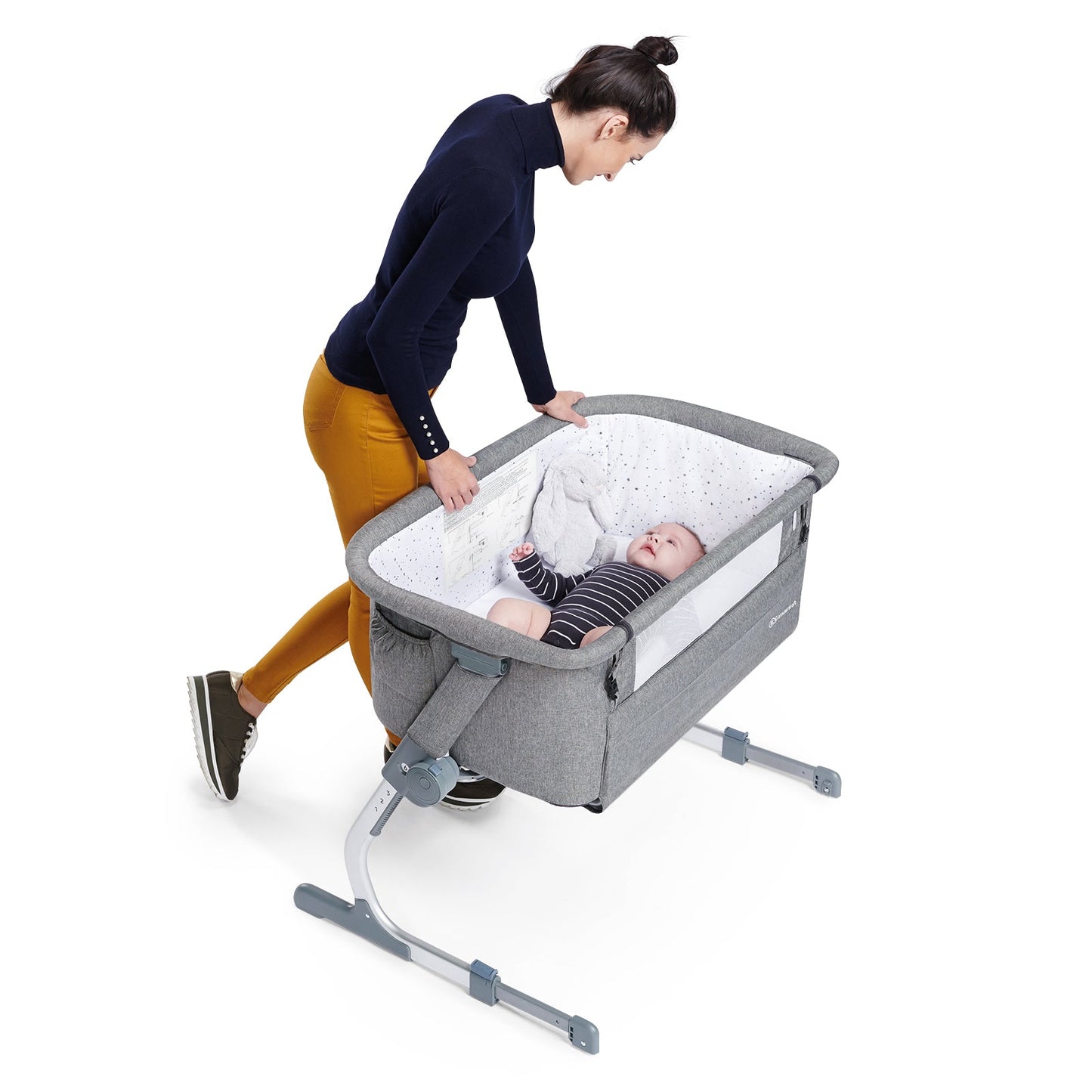 Kinderkraft 3-In-1 Uno Up Co-Sleeper Cot