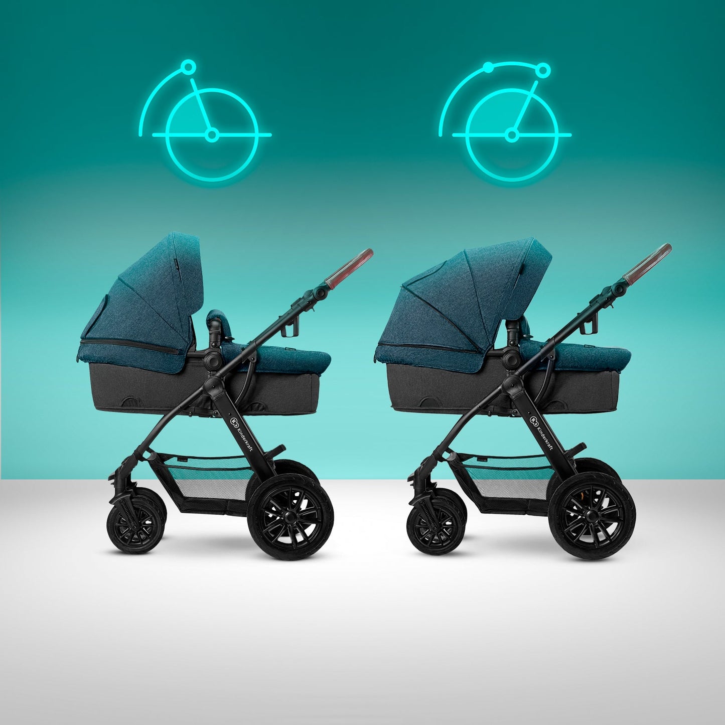 Kinderkraft Xmoov 3-In-1 Travel System Pushchair