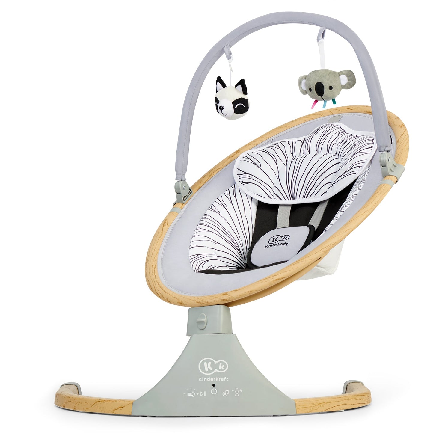 Kinderkraft 2 in 1 LUMI electric swing and bouncer