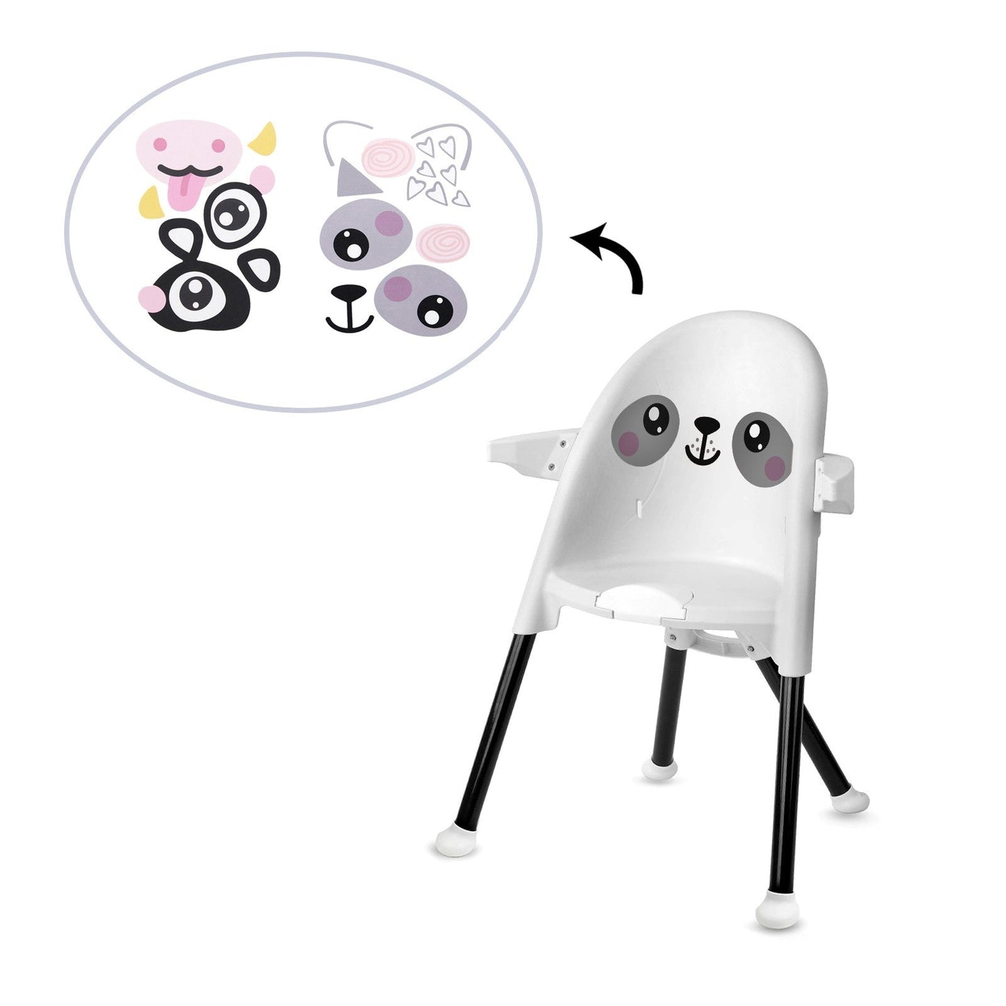 Kinderkraft Pini 2-In-1 High Chair